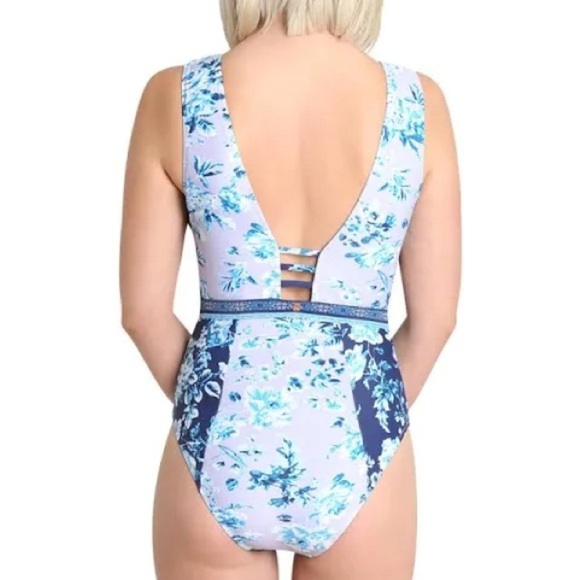 Nanette Lepore Priya Plunge One Piece NWT - Picture 5 of 11